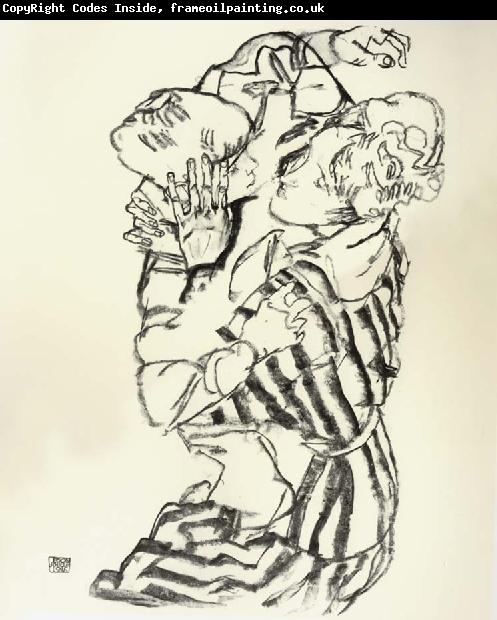 Egon Schiele Aunt and Nephew